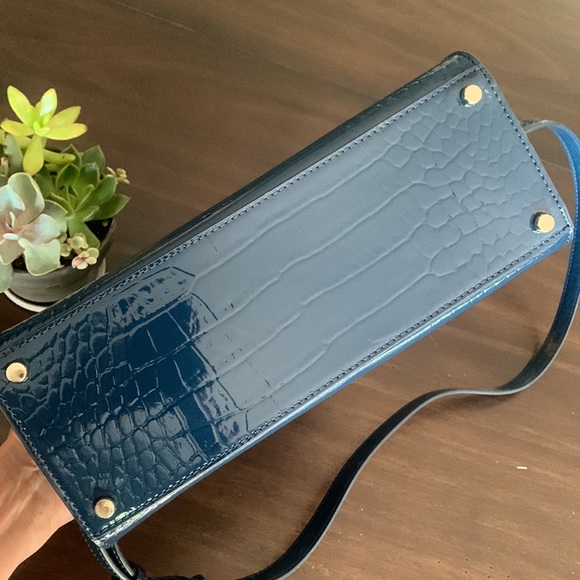 Kate Spade Crocodile Embossed Leather Handbag - Picture 10 of 13